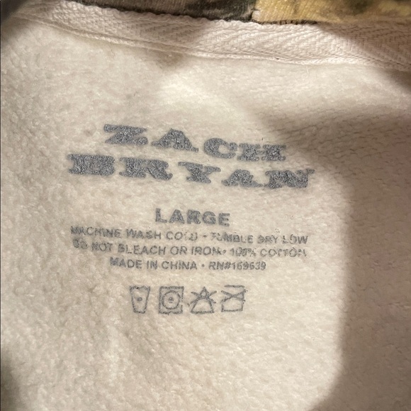 Zach Bryan Camouflage Hoodie - Picture 3 of 4
